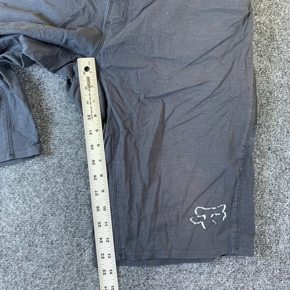 Fox Racing Indicator MTB Shorts Mens 36 Gray Adjustable Waist Technical